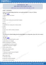 Đề thi học kì 2 Tiếng Anh 9 Global Success - Đề số 5